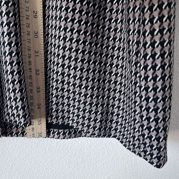 Sanctuary Carly Coat Longline Blazer Jacket Saddle Houndstooth Oversized Size L - Picture 12 of 13